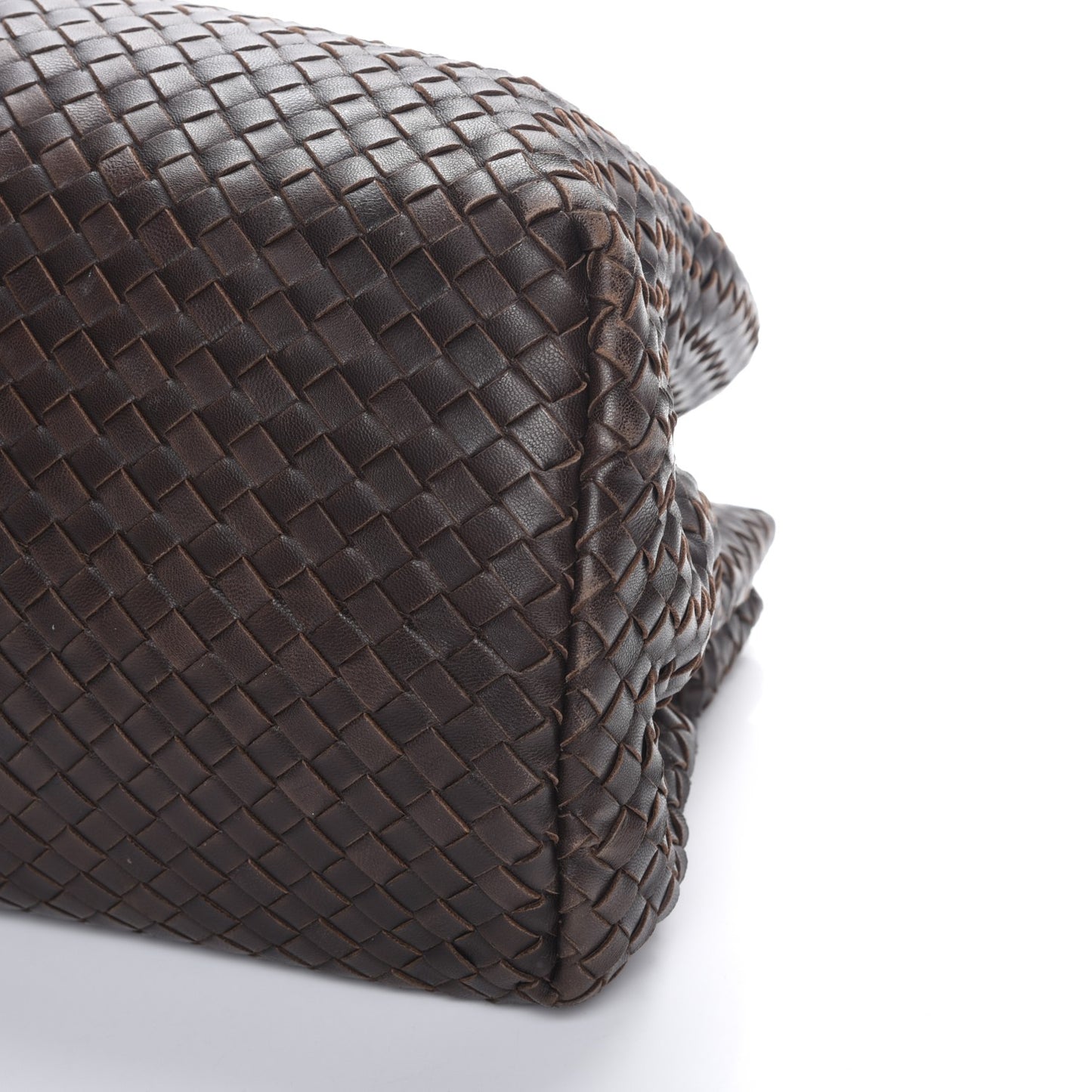 Nappa Intrecciato Medium Roma Tote Moro