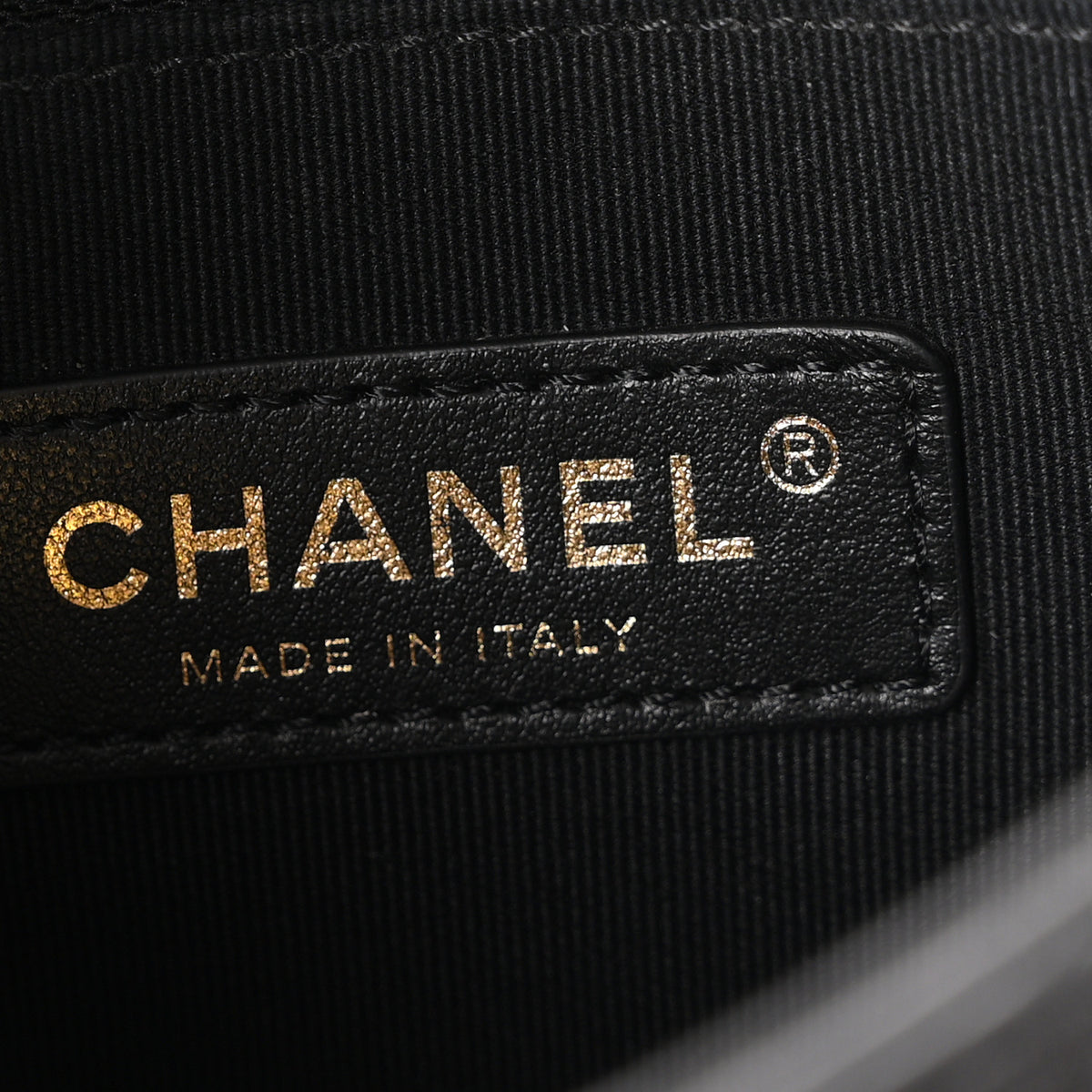 Lambskin Quilted Small Lacquered Chain Flap Black