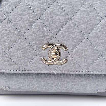 Chanel Caviar Quilted Small Business Affinity Flap Grey 8 of 14