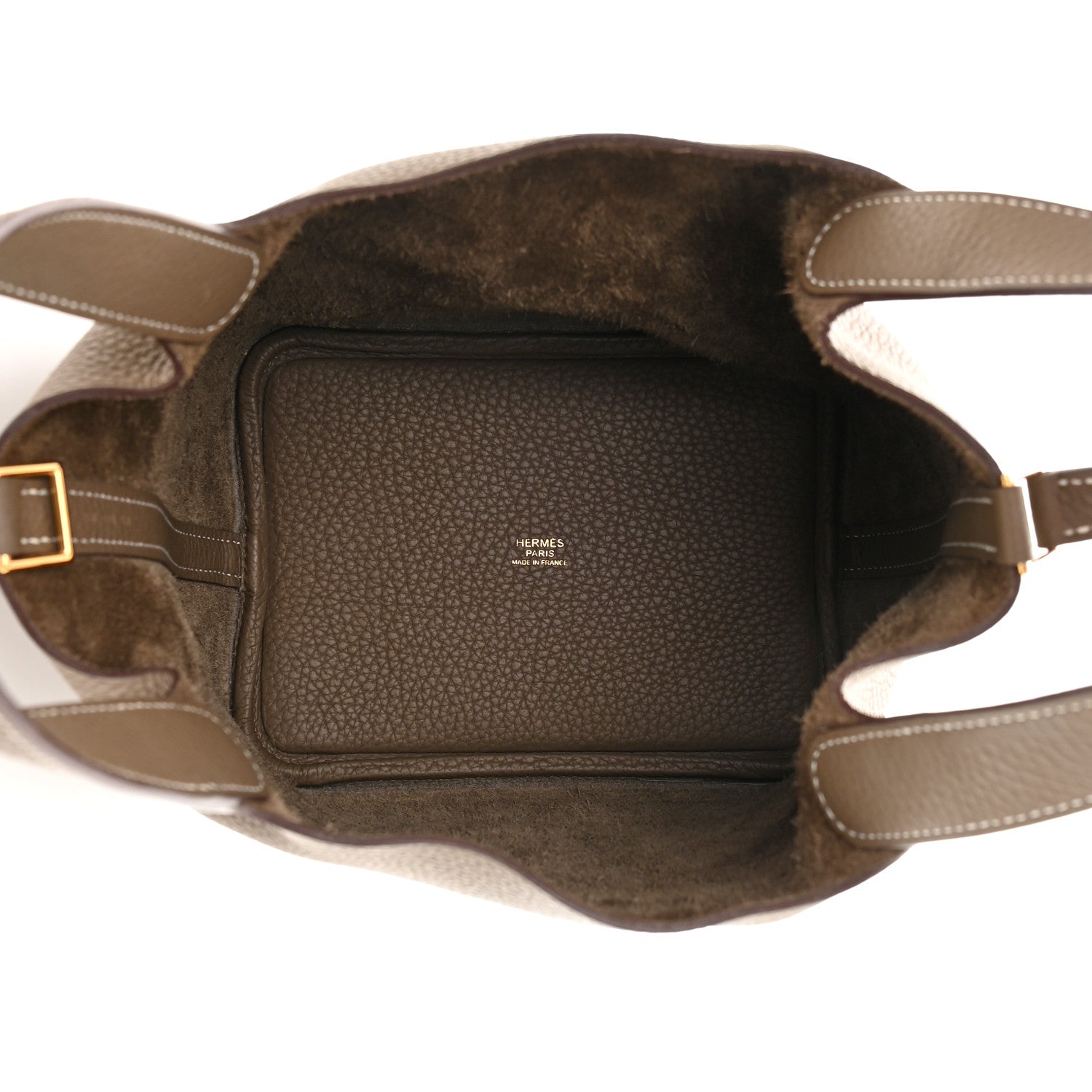 Hermes Taurillon Clemence Picotin Lock 18 PM Etoupe 5 of 10