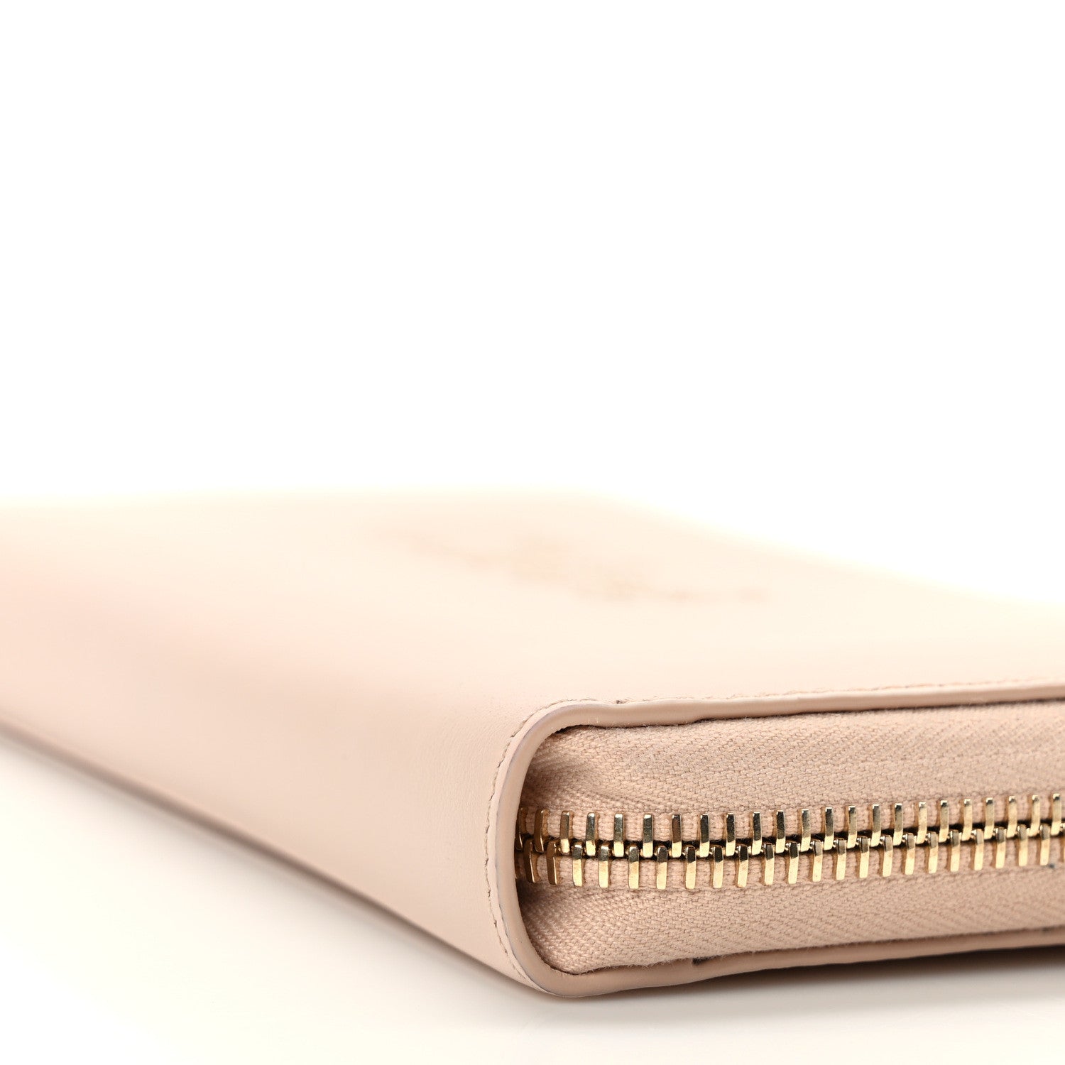 Chloe Lambskin Sense Zip Around Wallet Cement Pink 8 of 9