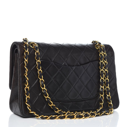 Chanel Lambskin Quilted Medium Double Flap Black 3 of 13