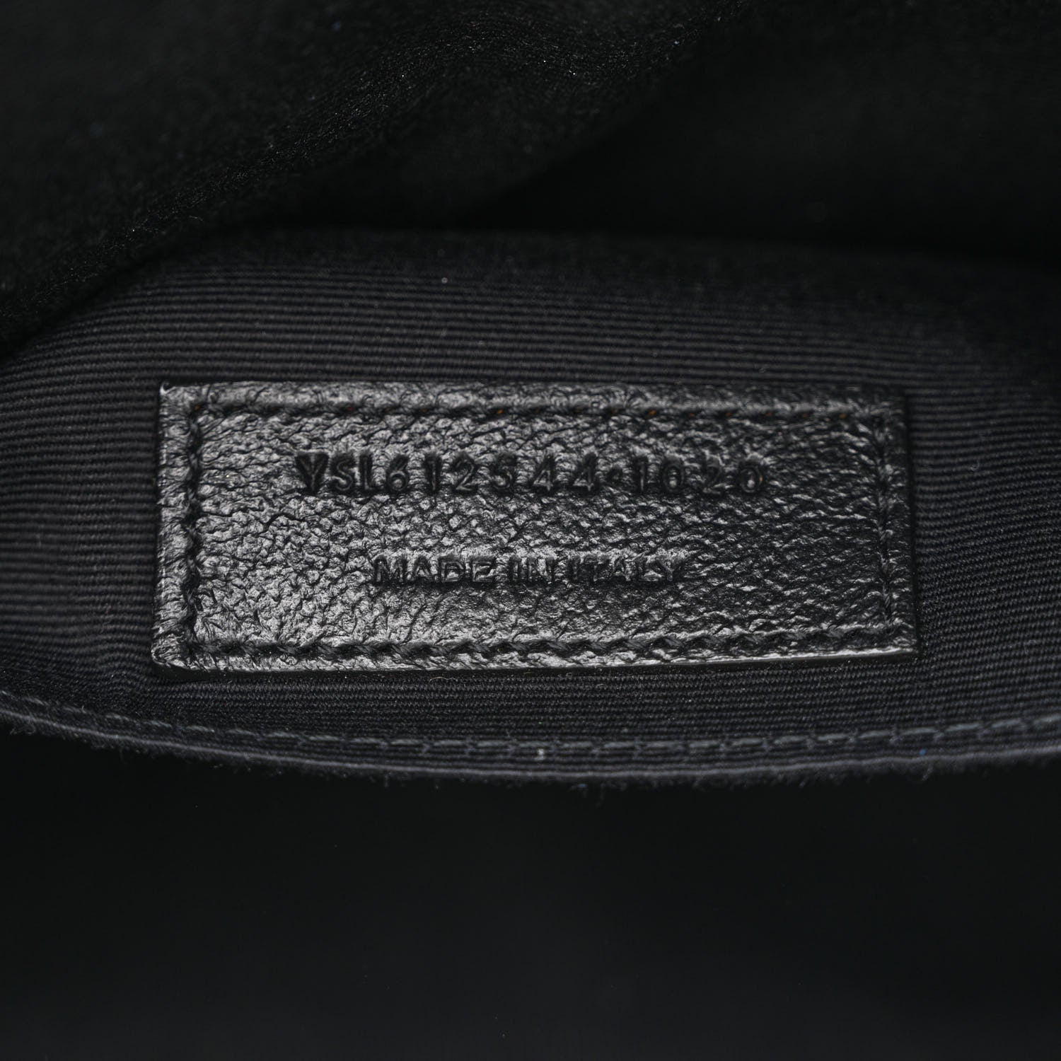 Saint Laurent Calfskin Matelasse Monogram Lou Camera Bag Navy 7 of 10