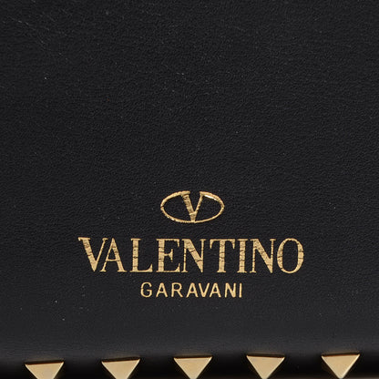 Valentino Garavani Vitello Medium Rockstud Tote Black 9 of 9