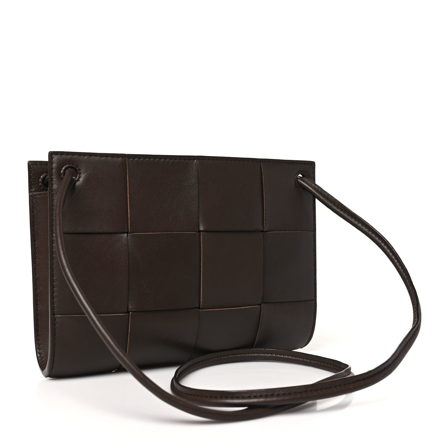 Bottega Veneta Lambskin Intreccio Mini Cassette Bag Light Brown 3 of 9