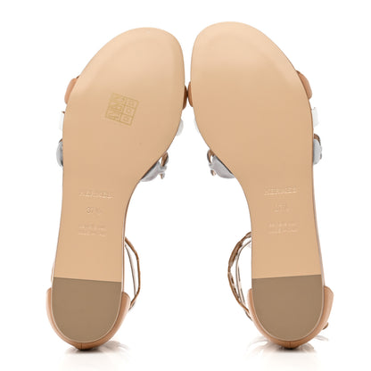 Hermes Nappa Venus Sandals 37.5 Multicolor 5 of 8