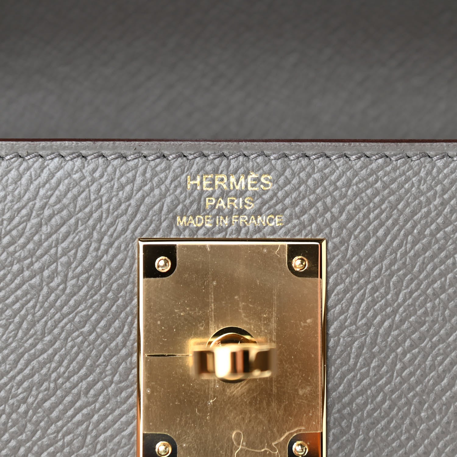 Hermes Epsom Kelly Sellier 28 Etain 8 of 11
