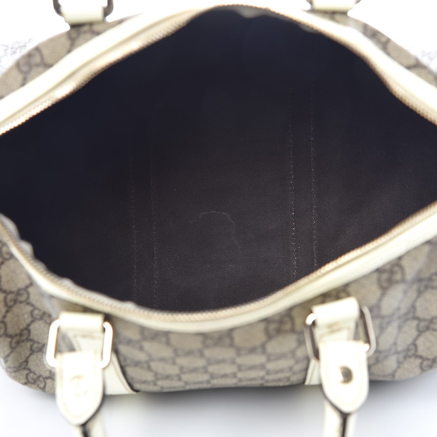 GG Plus Monogram Medium Joy Boston Off White