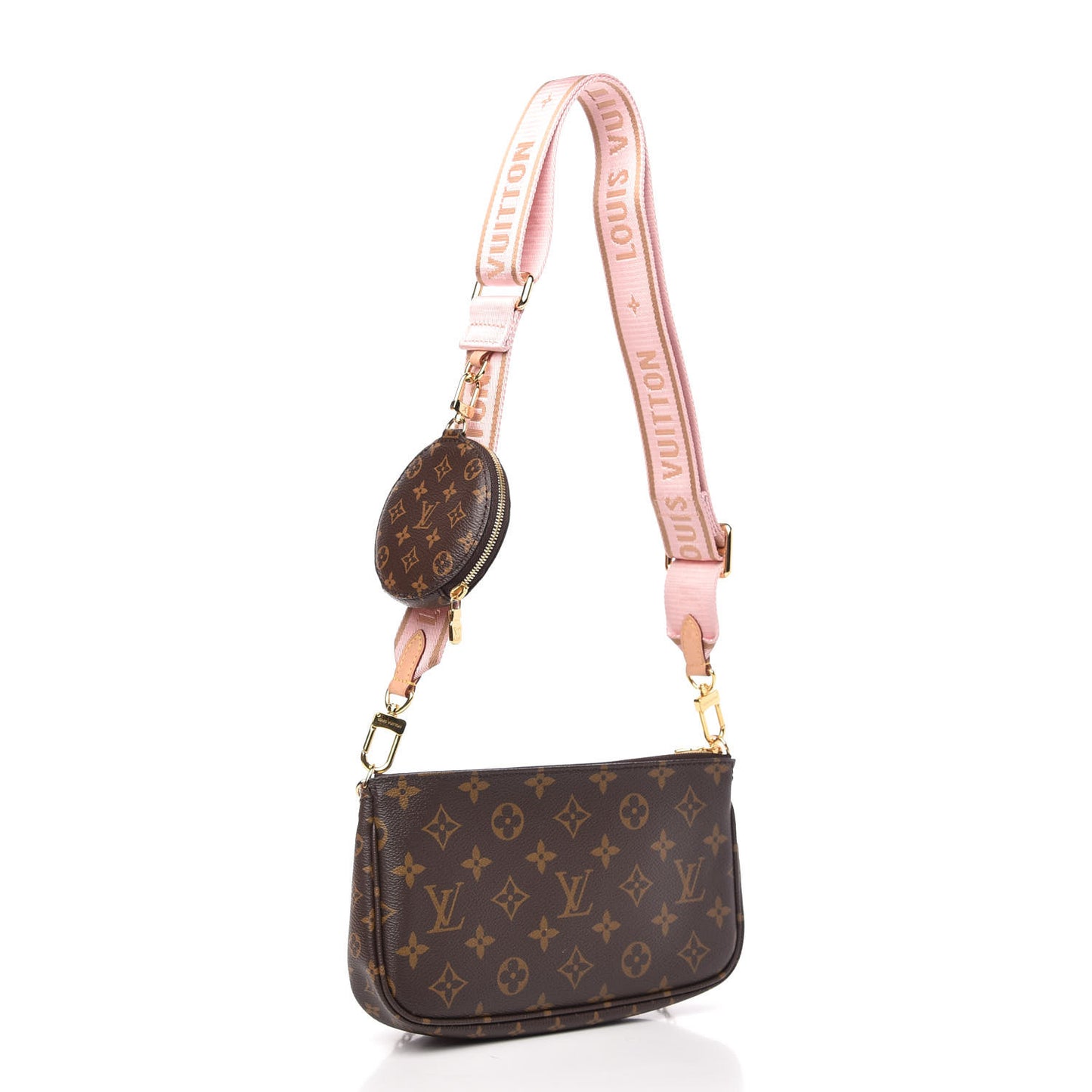 Monogram Multi Pochette Accessories Rose Clair