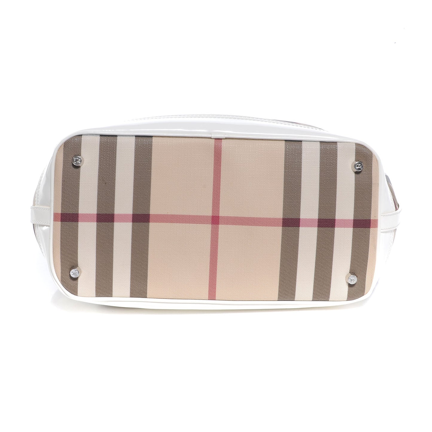 Nova Check Tote White