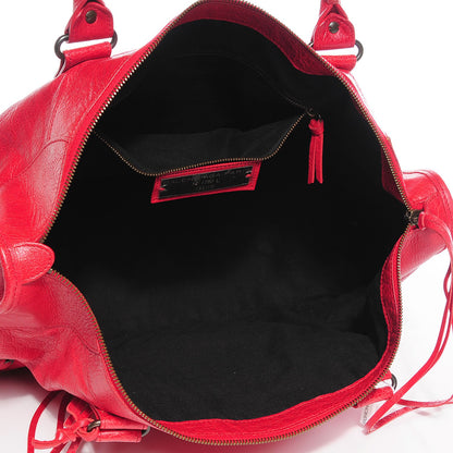 Balenciaga Agneau Classic Hardware Work Rouge Coquelicot 5 of 12