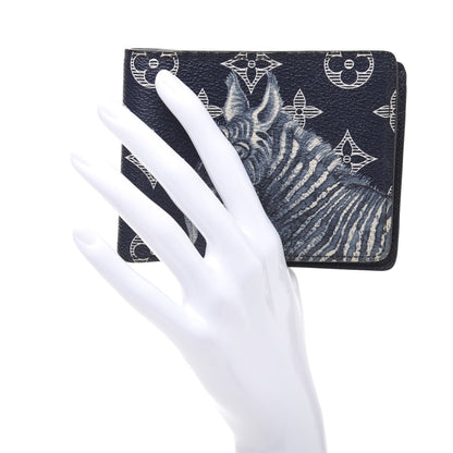 Louis Vuitton Savane Monogram Chapman Multiple Wallet Ink 2 of 8