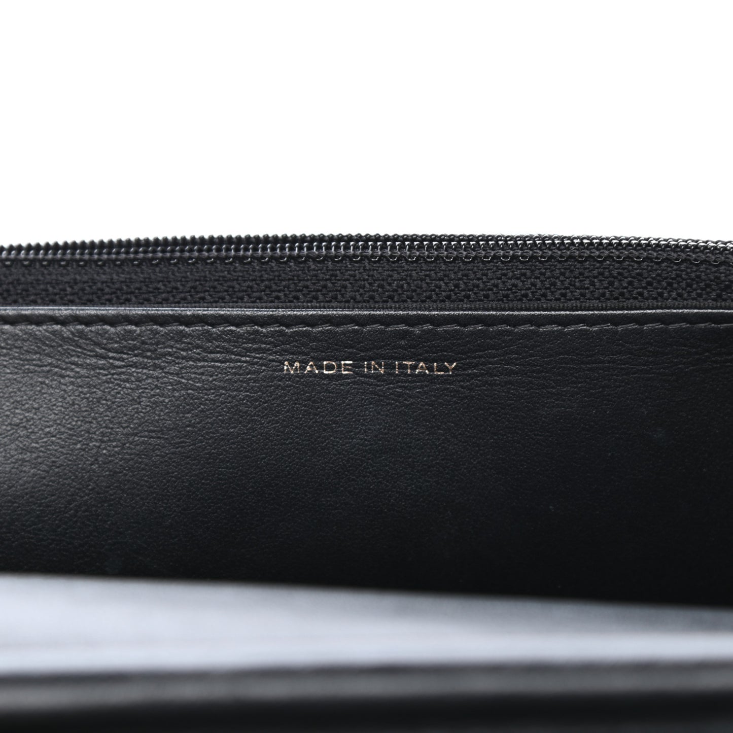 Caviar Quilted Boy Wallet On Chain WOC Black