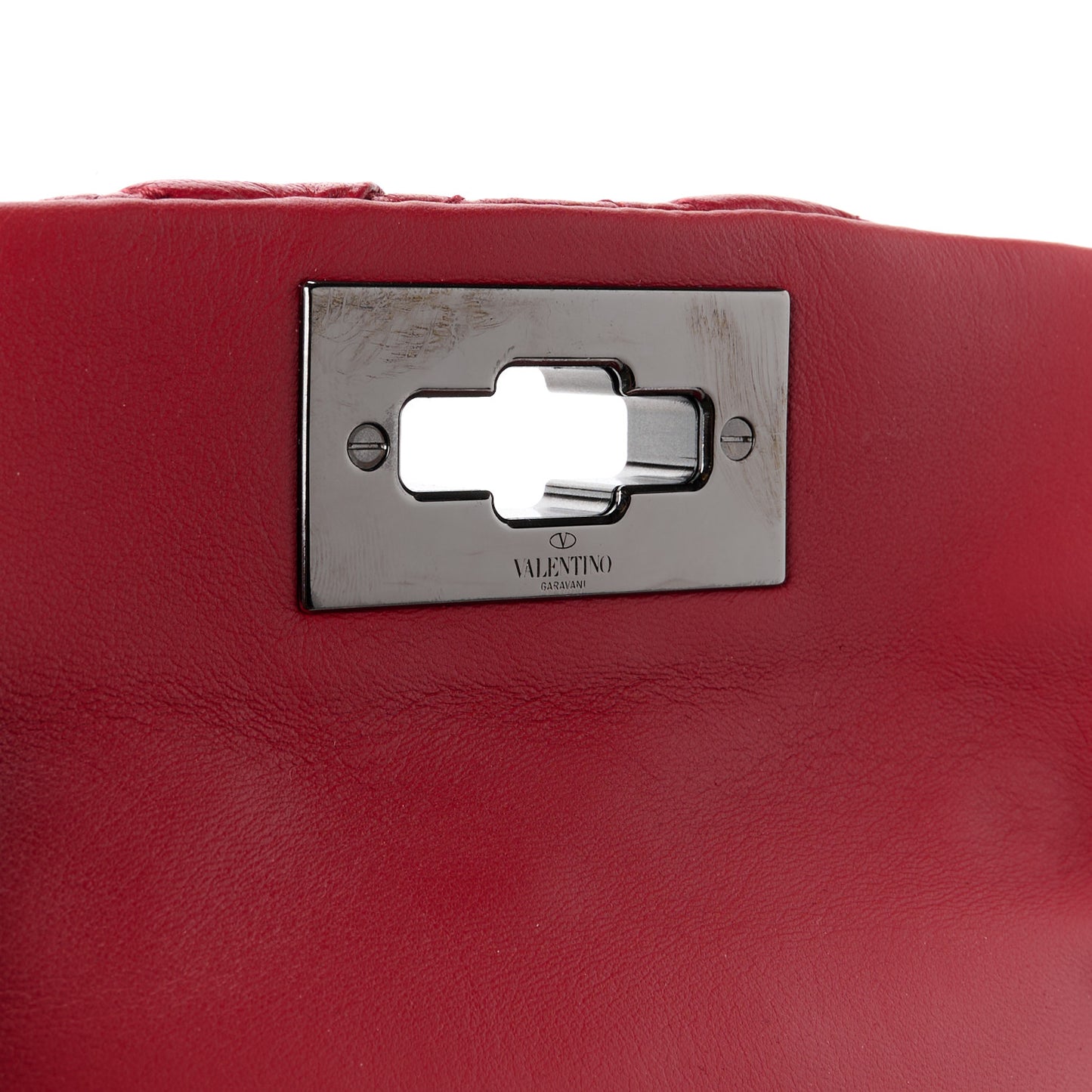 Nappa Small Spikeme Shoulder Bag Rosso Valentino