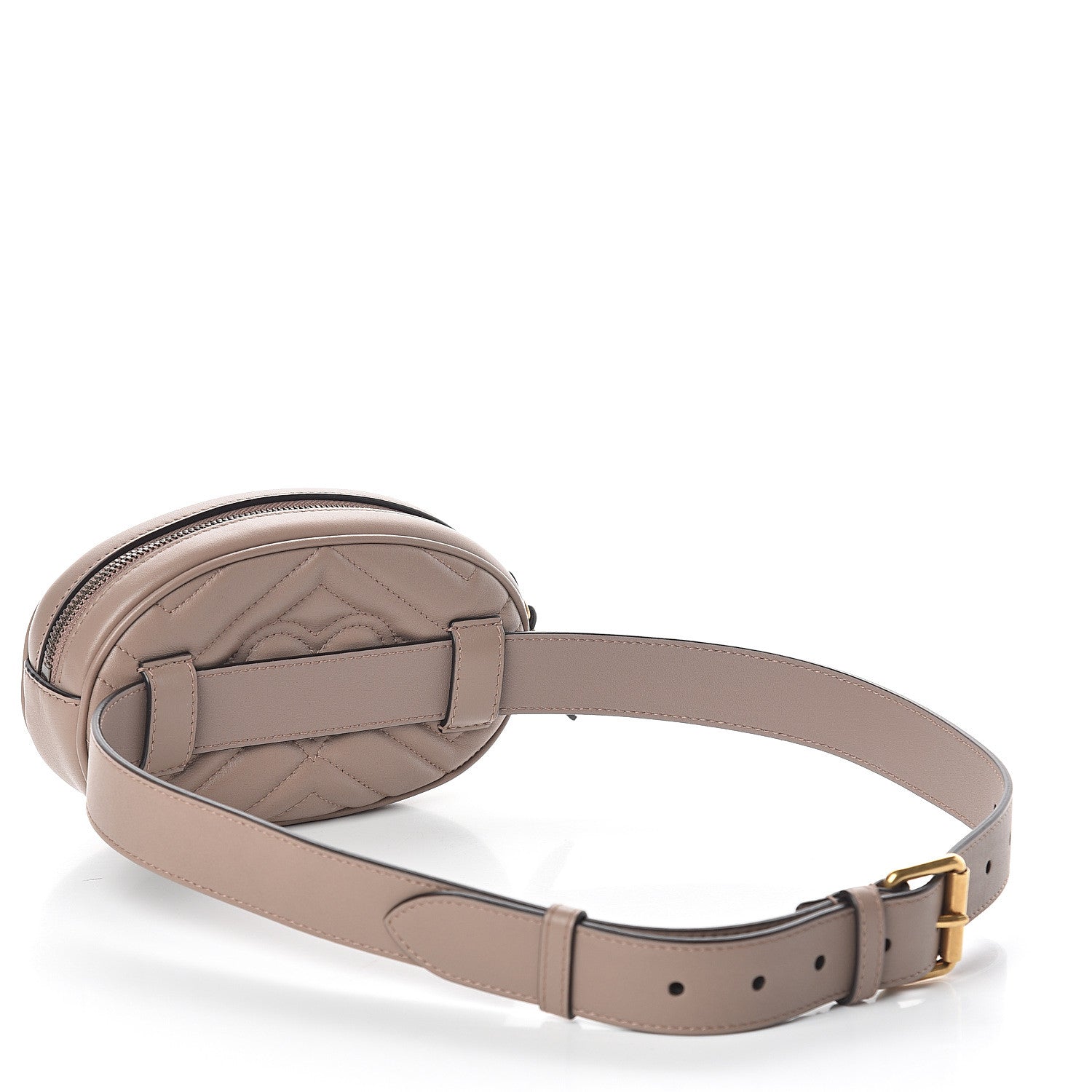 Gucci Calfskin Matelasse GG Marmont Belt Bag 85 34 Porcelain Rose 2 of 8