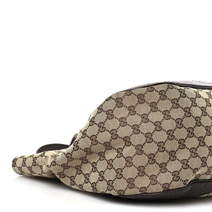 Gucci Monogram Medium Charlotte Hobo Brown 9 of 14