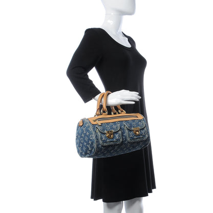 Louis Vuitton Monogram Denim Neo Speedy Blue 2 of 7