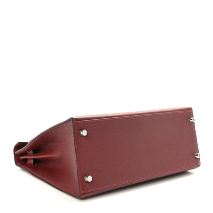 Hermes Epsom Kelly Sellier 28 Rouge H 5 of 10