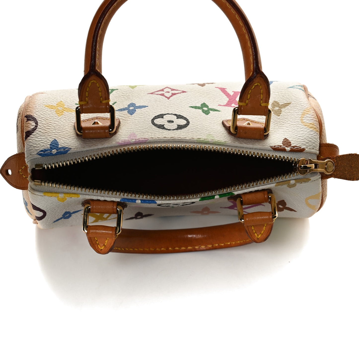Monogram Multicolor Mini Sac HL Speedy White