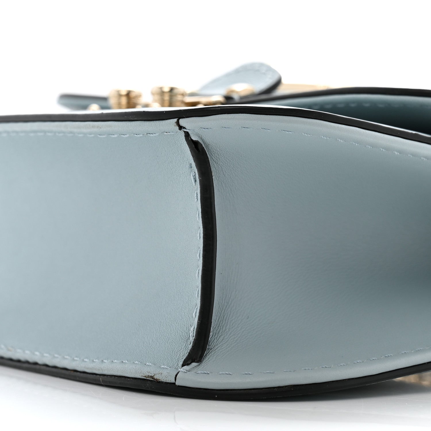 Valentino Garavani Vitello Small Glam Lock Rockstud Flap Sky Sorbet 9 of 12