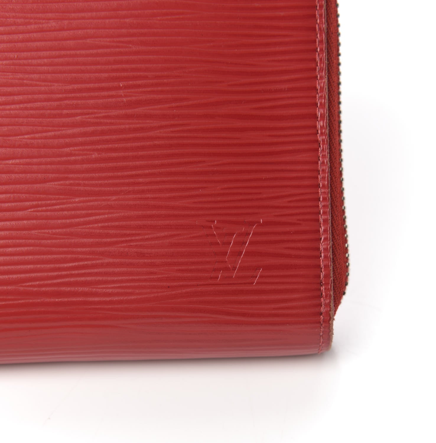 Louis Vuitton Epi Zippy Organizer Wallet Red 9 of 10