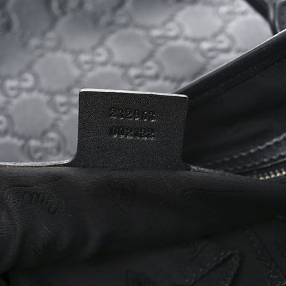 Gucci Guccissima Medium GG Twins Shoulder Bag Black 6 of 9