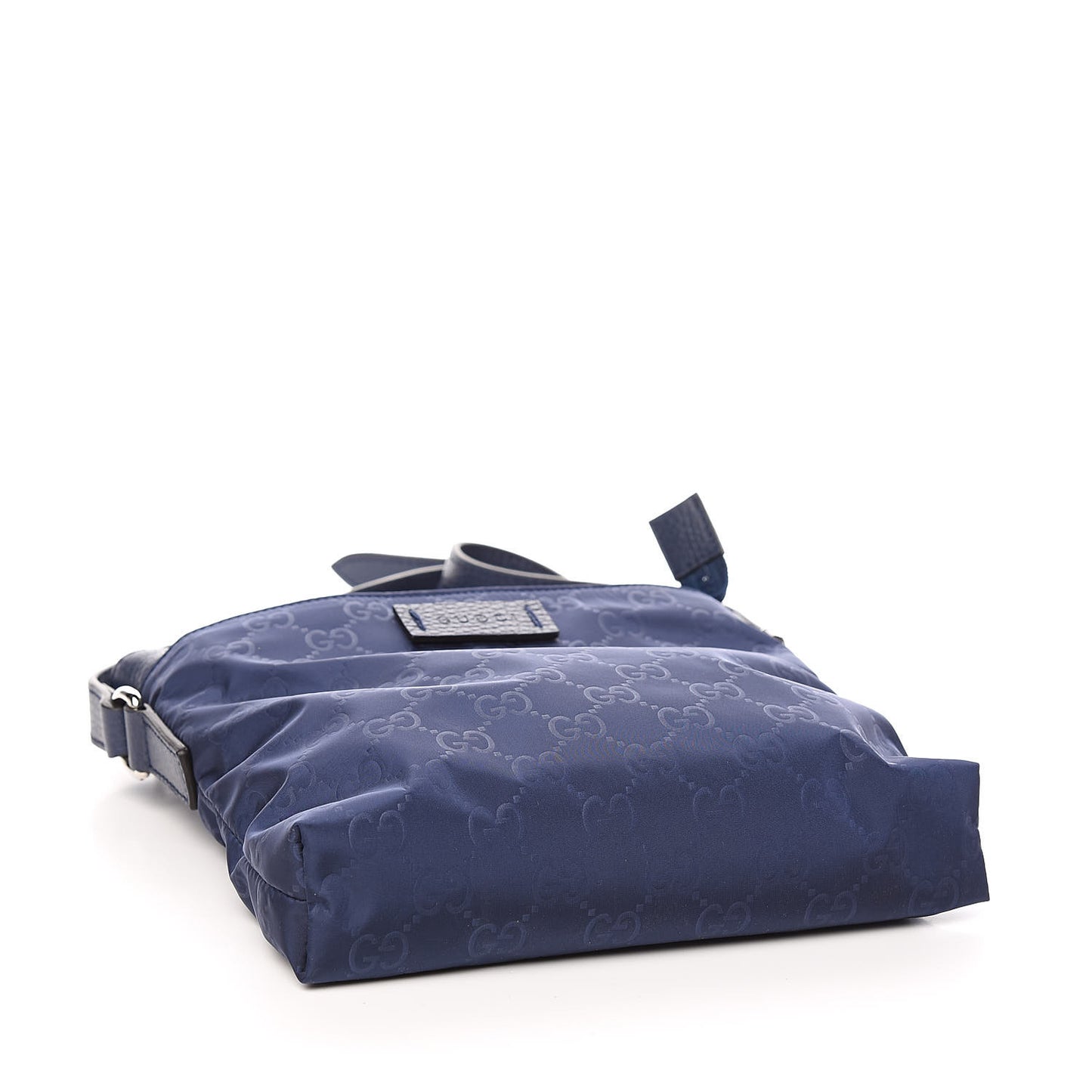 Nylon Monogram Dollar Calfskin Small Flat Messenger Bag Tide