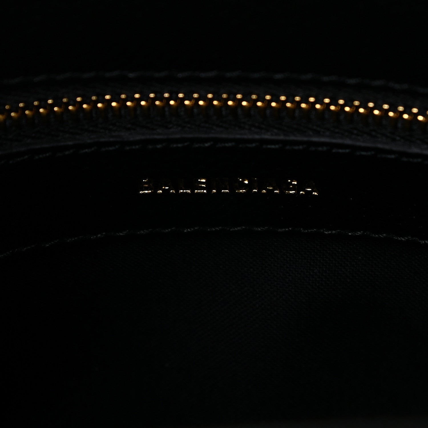 Balenciaga Grained Calfskin Logo S Ville Top Handle Bag Black White 8 of 8