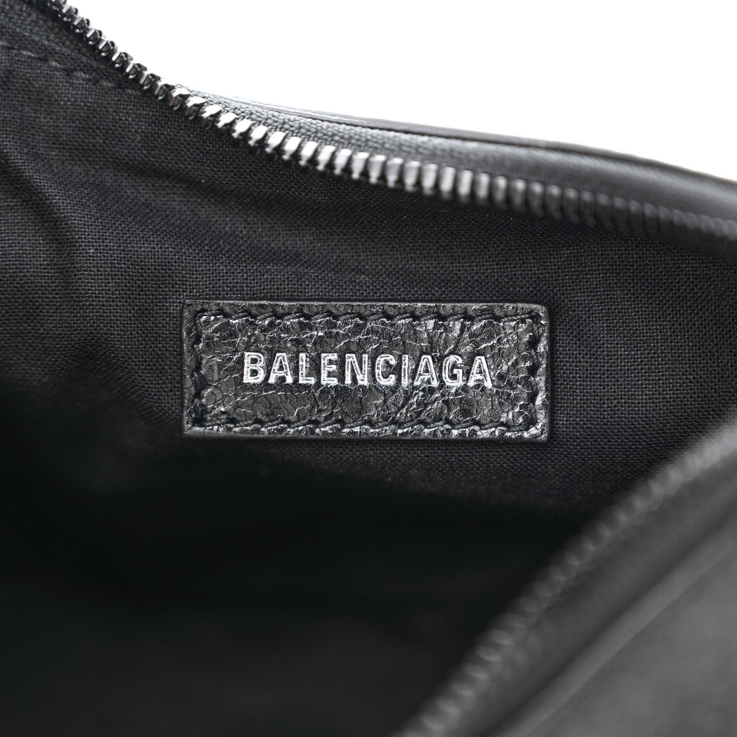 Agneau Arena Monochrome Le Cagole Shoulder Bag XS Black