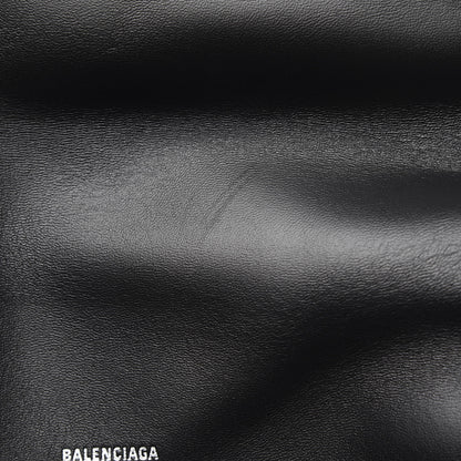 Balenciaga Nappa Calfskin Quilted Touch B Clutch Bag Black 10 of 10