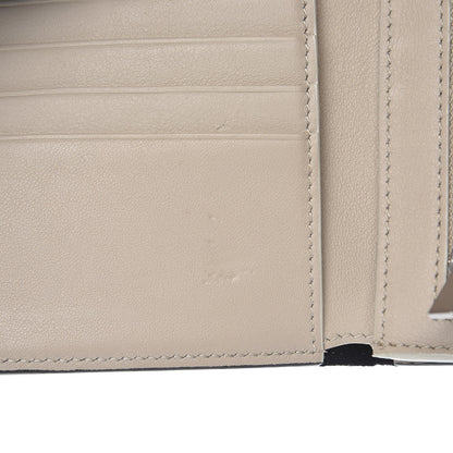 Celine Grained Calfskin Medium Multifunction Strap Wallet Black Chalk 7 of 9
