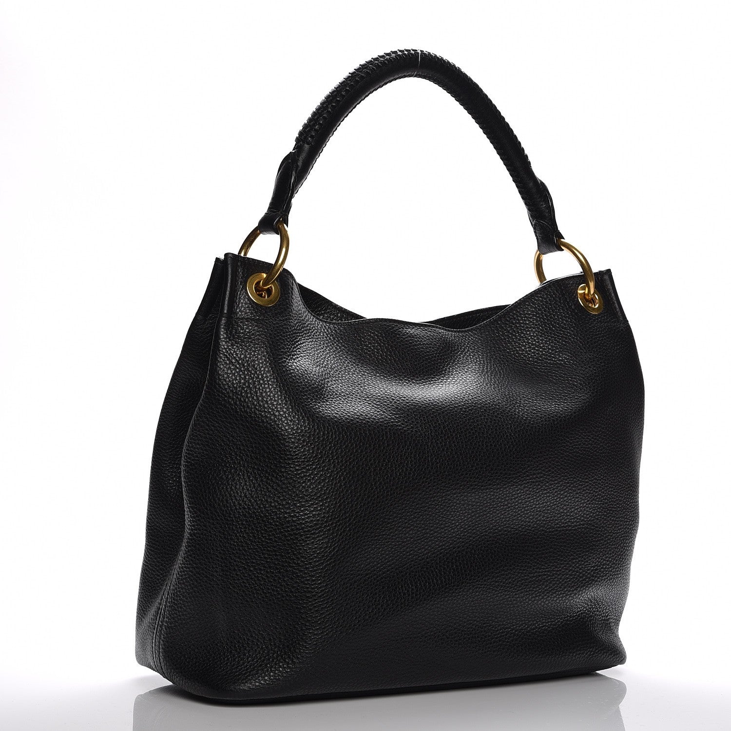 Prada Vitello Daino Hobo Nero Black 3 of 10
