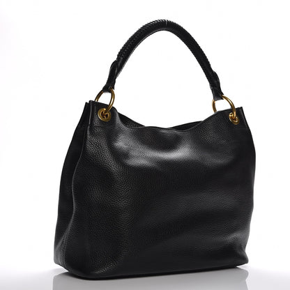 Prada Vitello Daino Hobo Nero Black 3 of 10