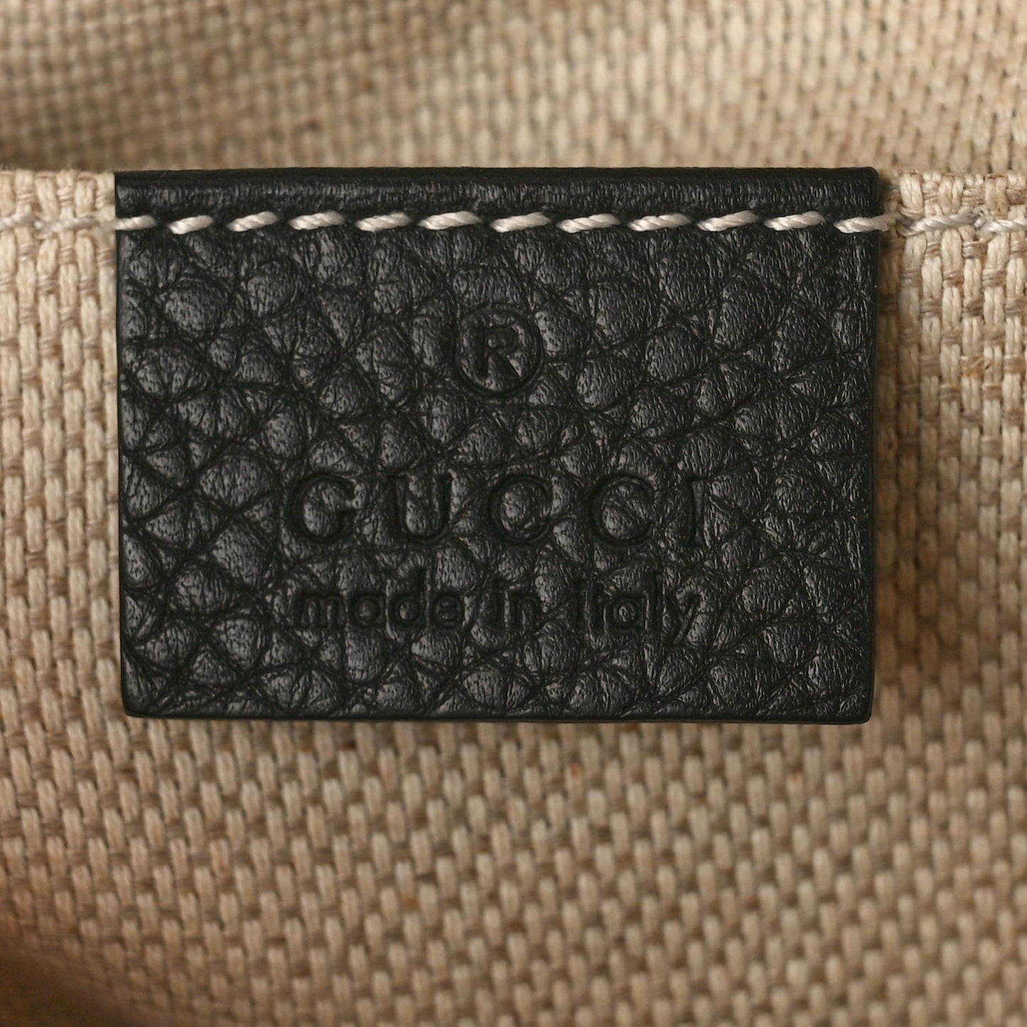 Pebbled Calfskin Small Soho Disco Bag Black