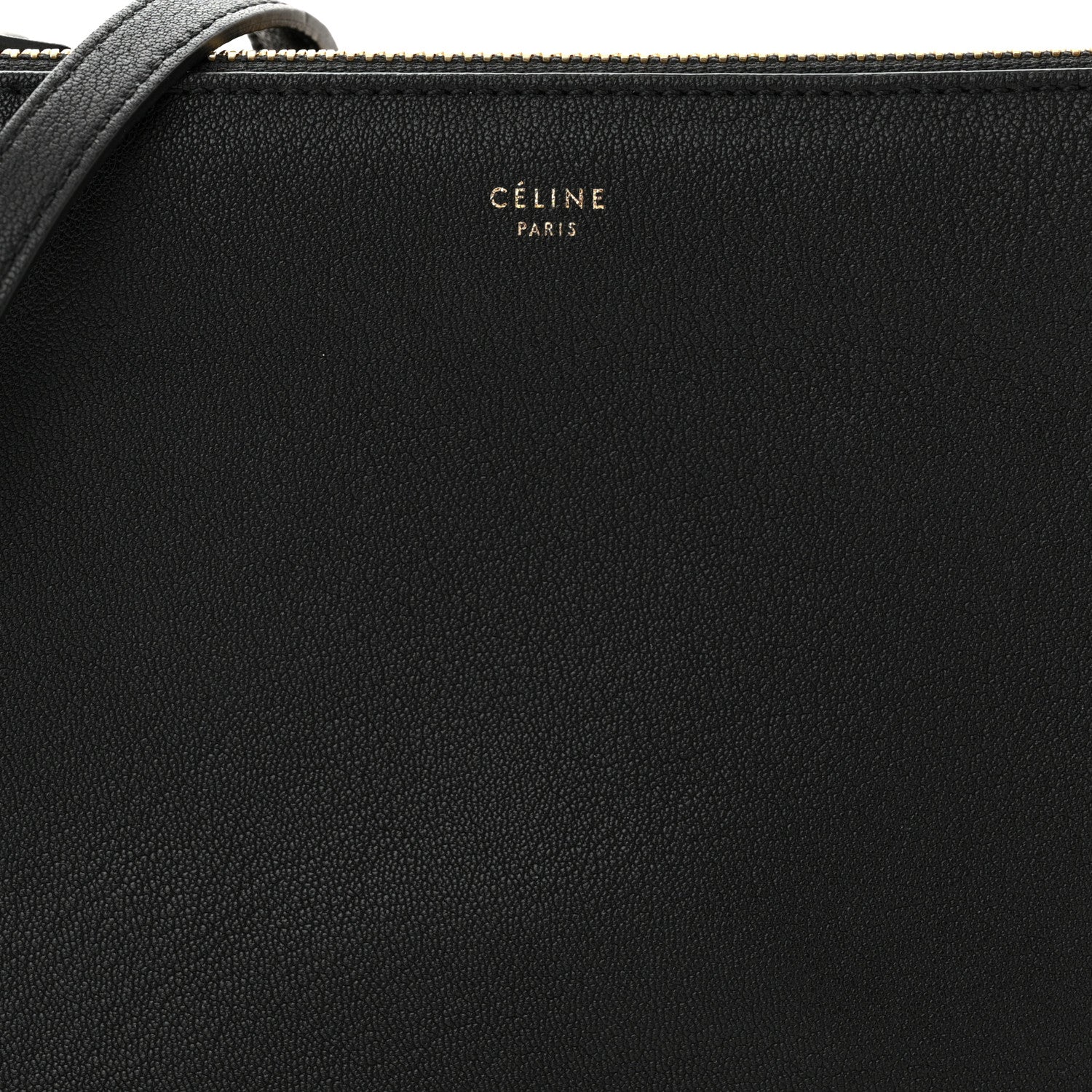 Celine Lambskin Small Trio Crossbody Bag Black 7 of 9