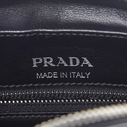 Prada Soft Calfskin Diagramme Crossbody Bag Black 6 of 7