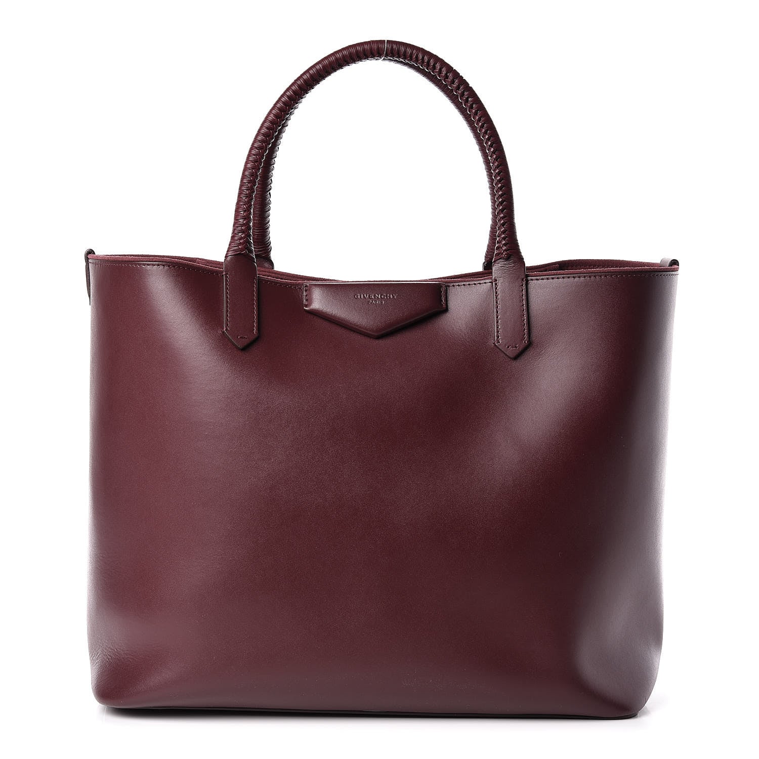 Givenchy Calfskin Large Whipstitch Antigona Tote Oxblood 1 of 14