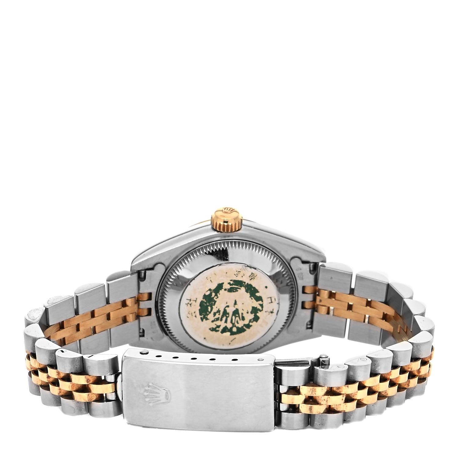 Rolex Stainless Steel 18K Yellow Gold Diamond 26mm Oyster Perpetual Datejust Watch White Jubilee 69173 3 of 4