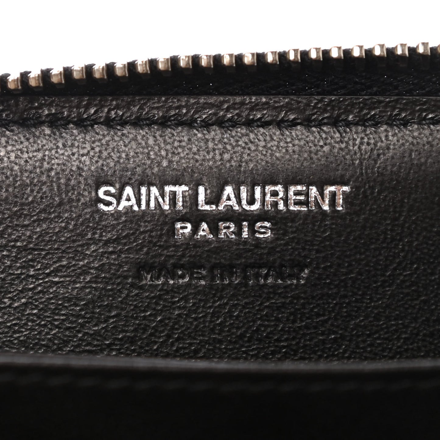 Lambskin Y Quilted Monogram LouLou Zip Coin Purse Black