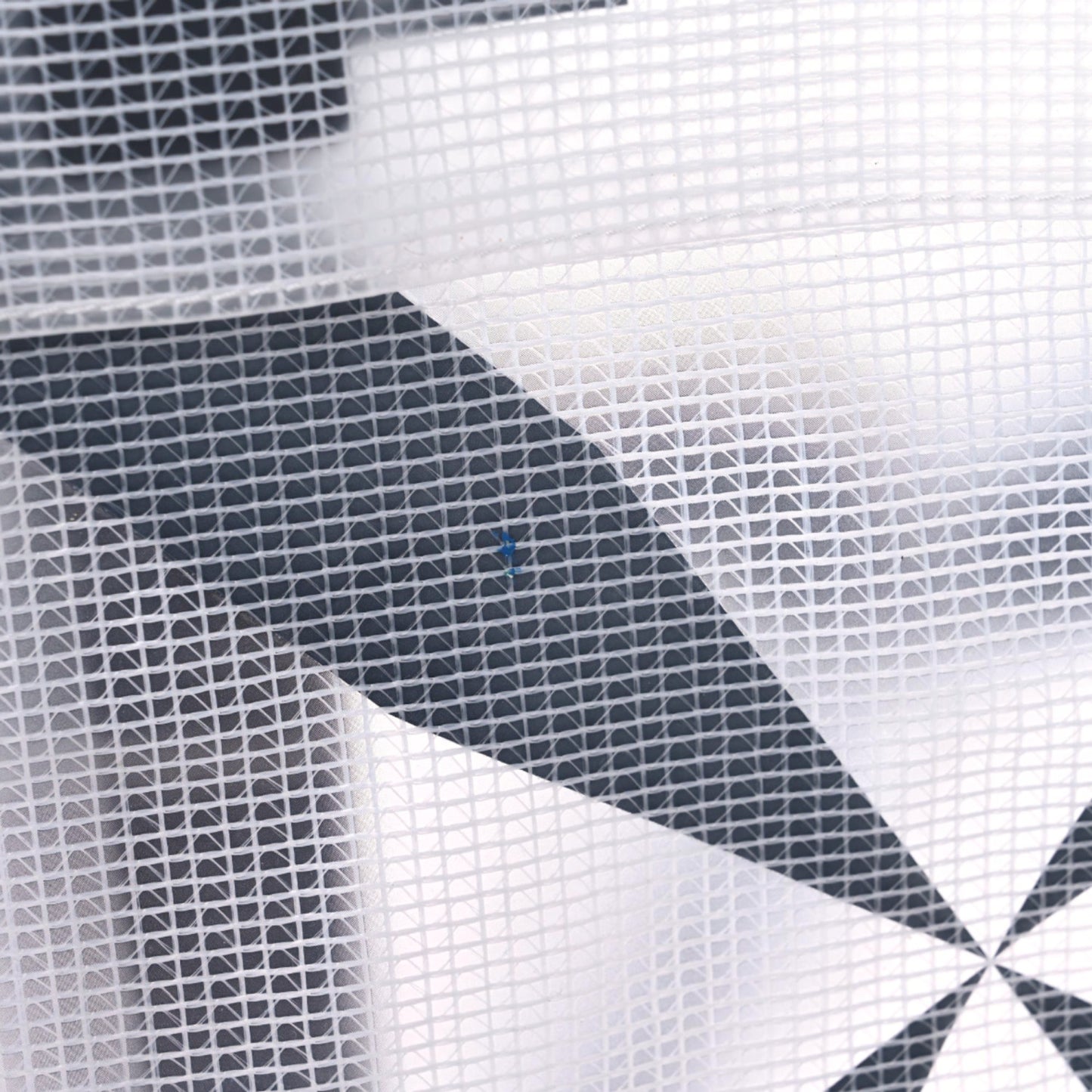 PVC Transparent Arrows Logo Tote Bag White Black