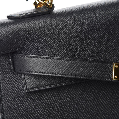 Hermes Epsom Kelly Sellier 32 Black 21 of 45