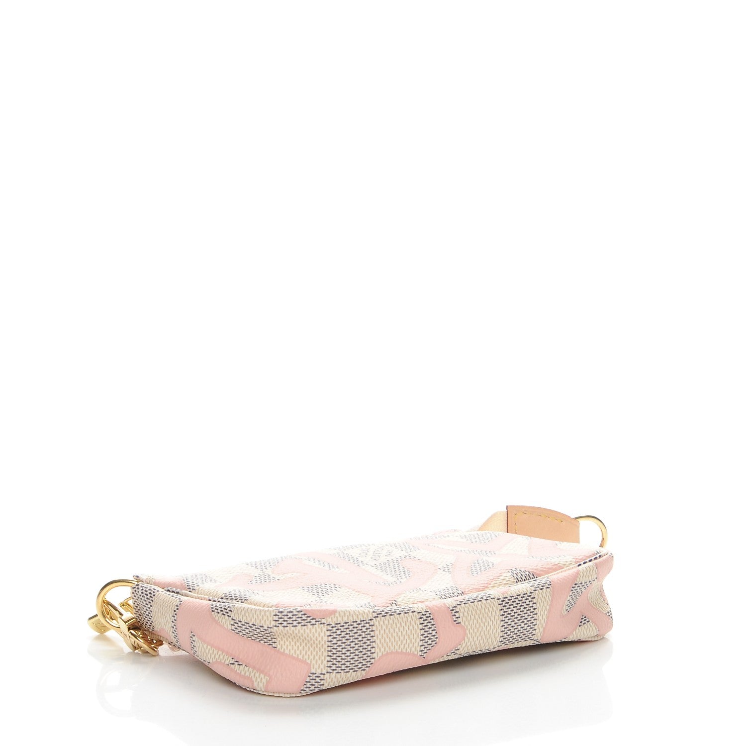 Louis Vuitton Damier Azur Tahitienne Mini Pochette Accessories 4 of 8
