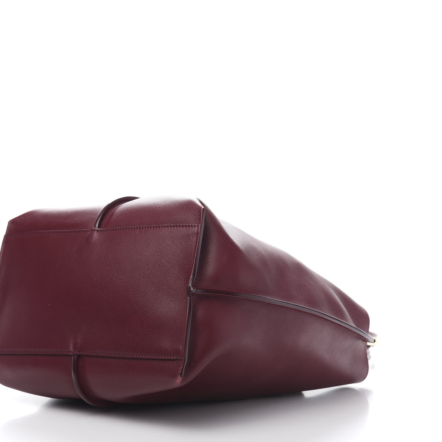 Smooth Calfskin Medium Vick Tote Burnt Brown
