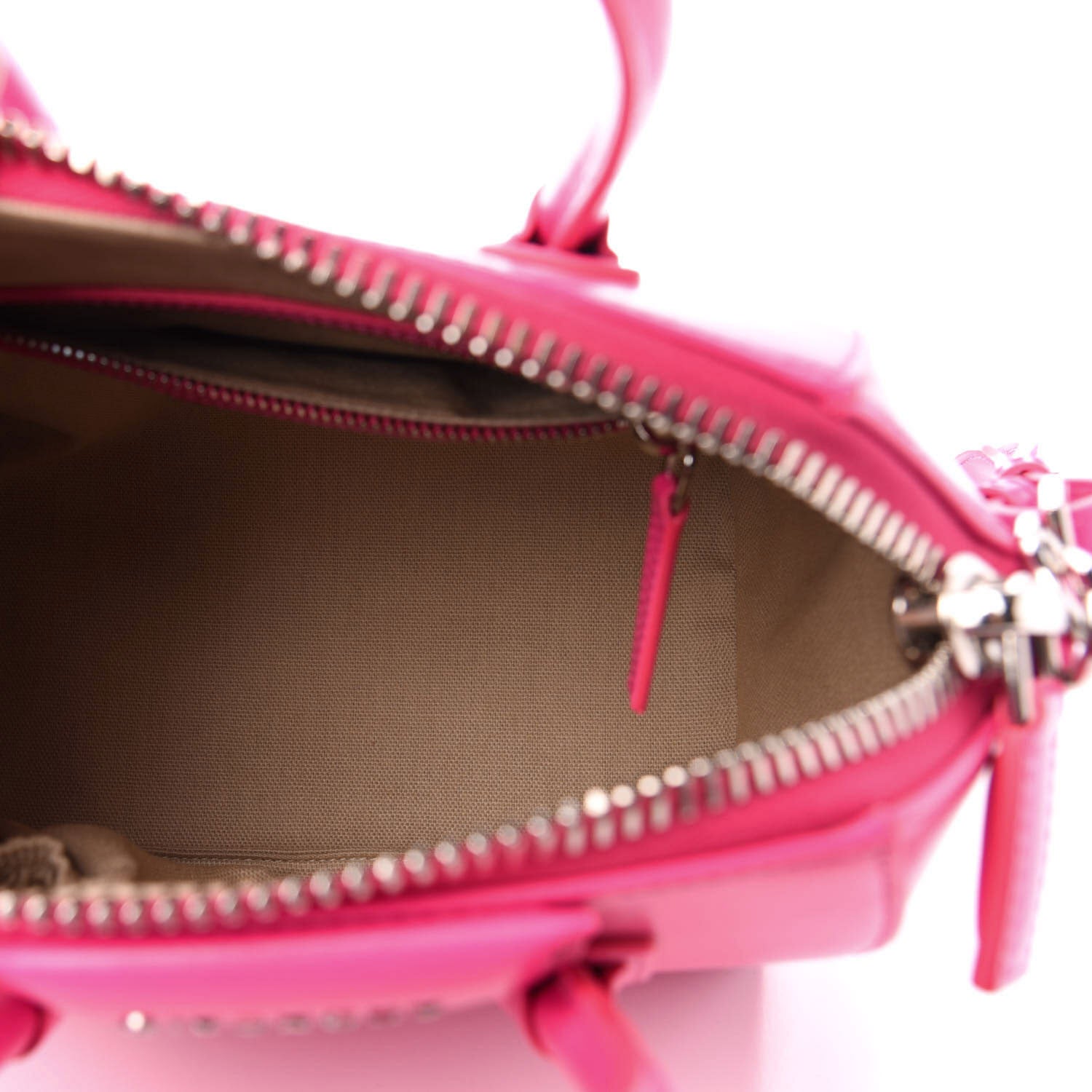 Givenchy Shiny Lord Calfskin Mini Antigona Shocking Pink 6 of 11
