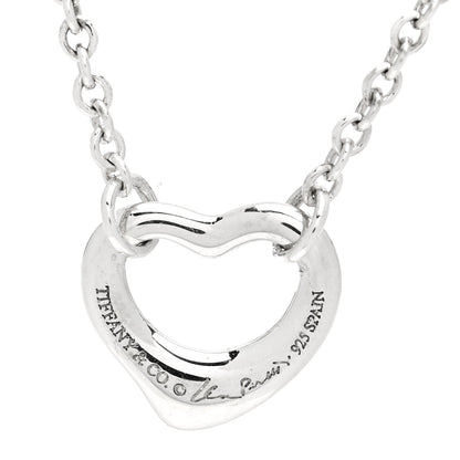 Tiffany Sterling Silver Elsa Peretti Open Heart Bracelet 3 of 3