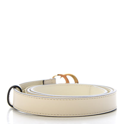 Gucci Calfskin Double G 20mm Belt 80 32 Mystic White 2 of 4