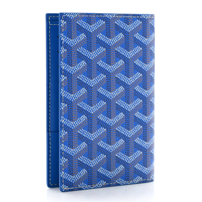 Goyard Goyardine Passport Wallet Sky Blue 3 of 7