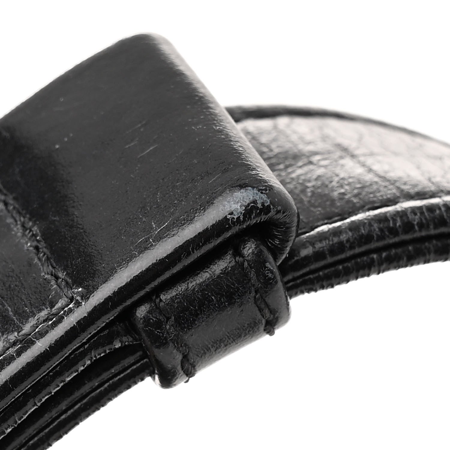 Chanel Glazed Calfskin Quilted Medium Chain Around Boy Flap Black 13 of 14