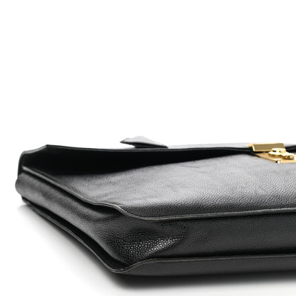 Chanel Caviar Briefcase Laptop Bag Black 9 of 12
