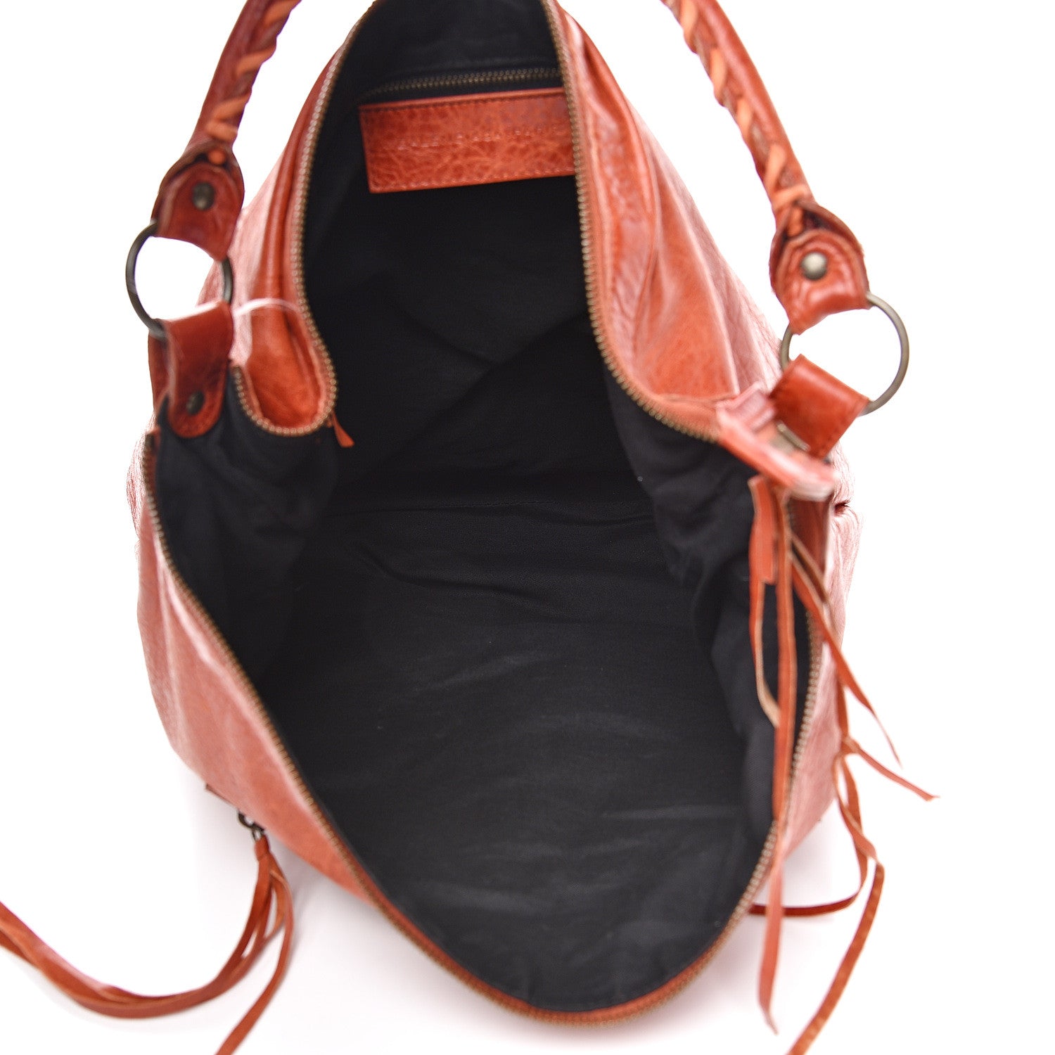 Balenciaga Agneau Classic Hardware Day Hobo Rouille 4 of 17